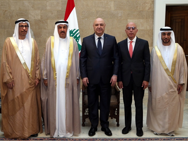 رئيس المجلس الوطني الإماراتي بحث مع عون وبري تعزيز العلاقات: نقف إلى جانب لبنان ووحدته وعودته إلى الحضن العربي
