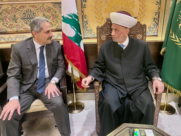 المفتي دريان استقبل حمود وعرض أوضاع المنطقة مع سفير الجزائر