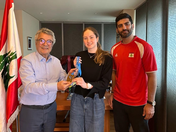 المقدسي يؤكد استمرار دعمه للبطلة ليتيسيا عون ورياضيي الالعاب الفردية..