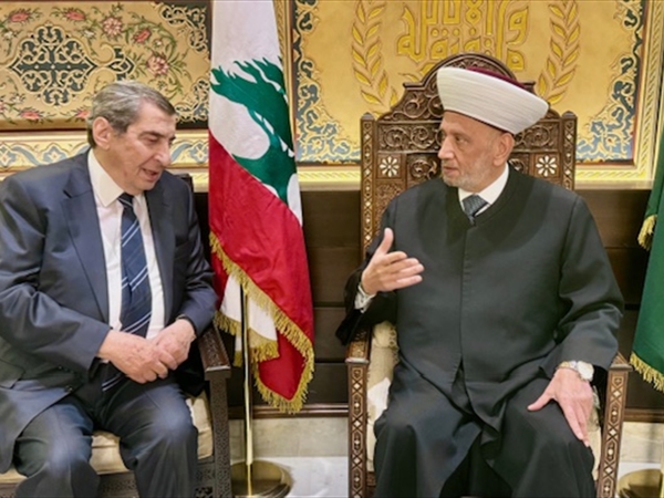 المفتي دريان استقبل الفرزلي والعجوز والجمل: الحرص على النفس الوطني بما لا يُلحق ضرراً بأي مكون