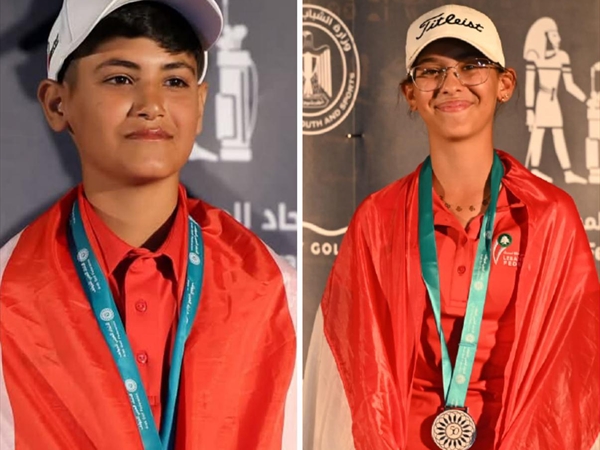 فضيتان للبنانيَّين عطايا وبخور بالغولف