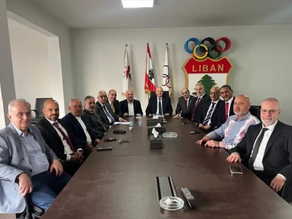 اللجنة الأولمبية الدولية تعترف بنظيرتها اللبنانية برئاسة جلخ والامين العام رستم..