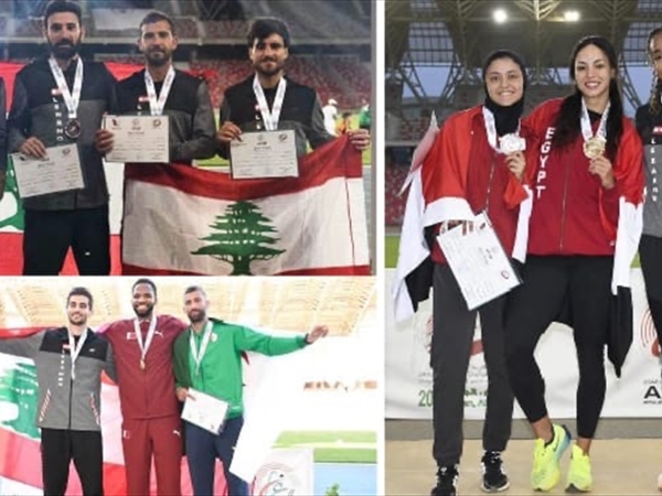 فضية لابراهيم وبرونزيتان لسبيتي وفريق 400x4 م بالبطولة العربية