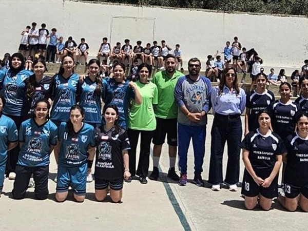 روضة الفيحاء بطلة كرة اليد المدرسية في الشمال