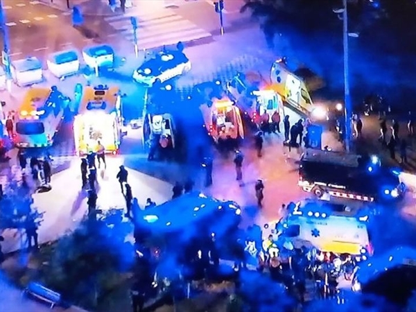 حادثة دهس واصابات تعكر احتفالات برشلونة بلقب الدوري الاسباني