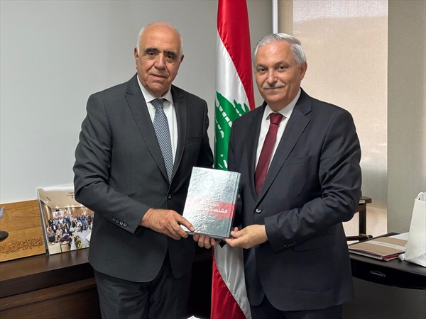 القصيفي تسلَّم من زعيتر كتابه «شيرين أبو عاقلة الشاهدة والشهيدة»