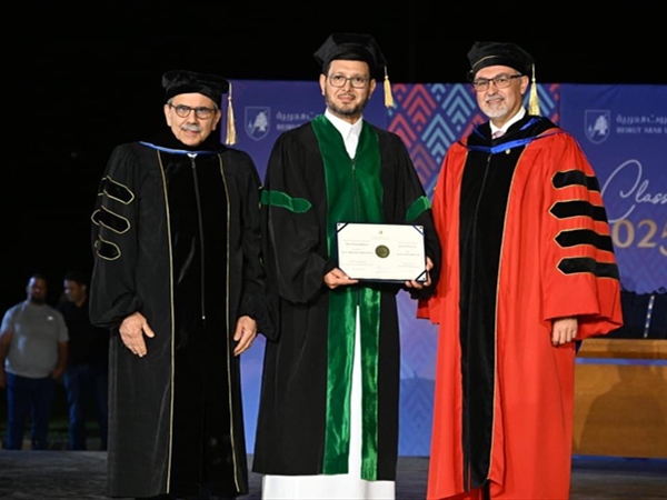 «بيروت العربية» أطلقت دفعتها الـ62: إطلاق مشروع بناء مستشفى جامعي