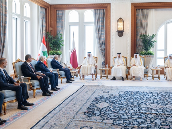 سلام عقد محادثات في الدوحة مع أميرها ونظيره القطري واتفاق على رفض تقويض استقرار المنطقة وتوريط لبنان