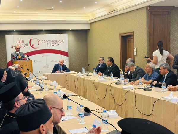 زياد الخازن مثّل النائب فرنجيه في اللقاء التضامني مع ضحايا كنيسة مار إلياس في دمشق: المسيحيون ليسوا هامشاً في كتاب المشرق بل فصله الأوّل