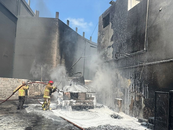 حريق داخل محطة «HYPCO» في الحدث وبيان توضيحي للشركة المشغِّلة