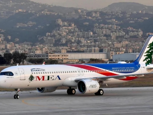 بعد فتح المجال الجوّي... بيان لطيران الشرق الأوسط