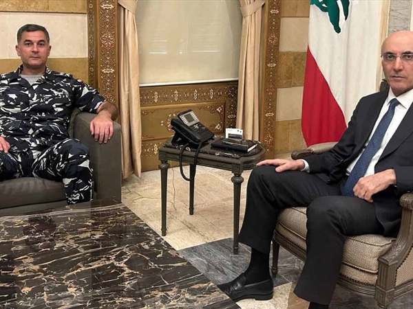 وزير الداخلية بحث مع اللواء عبد الله في دور قوى الأمن الحيوي في حفظ الأمن