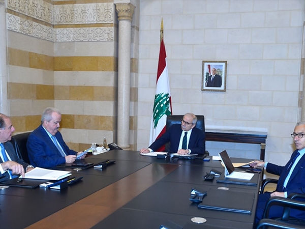 سلام بحث مع جابر والبساط وسعيد الوضع المالي واستقبل بلاسخارت ومدير مفوضية اللاجئين