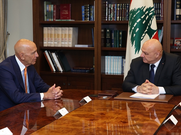 برّاك من بعبدا: راضٍ وأملي كبير... والحزب مشكلتكم وعليكم حلّها