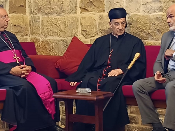 الراعي ينتقل إلى المقر البطريركي الصيفي في الديمان