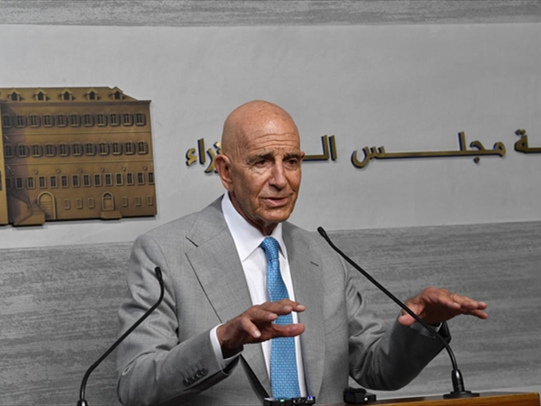 برّاك تسلَّم مذكرة «إنقاذ لبنان»: المساندة تتوقف على قرار حزب الله
