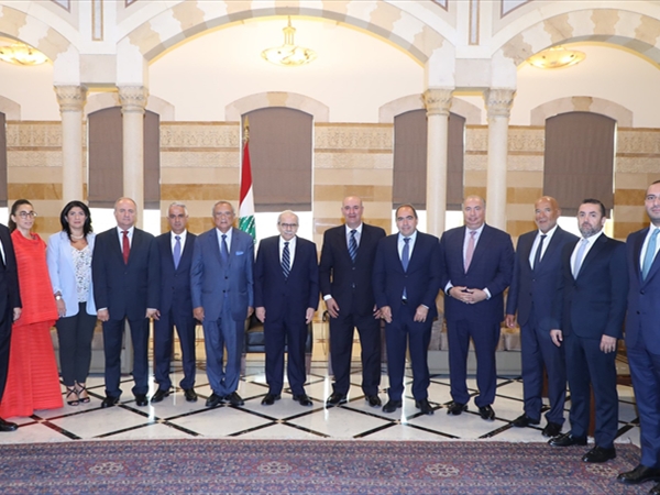 سلام بحث المستجدات مع ريفي والبعريني والخير والتقى وفد مصرف الإسكان