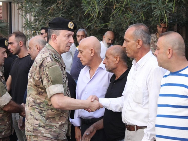 الجيش اللبناني: لا تراجع عن الواجب الوطني مهما بلغت الصعوبات
