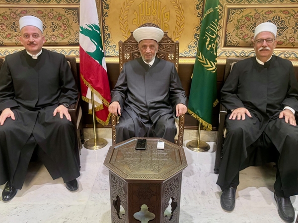 المفتي دريان إستقبل وفداً من مشيخة الدروز: تشديد على تعزيز العيش المشترك
