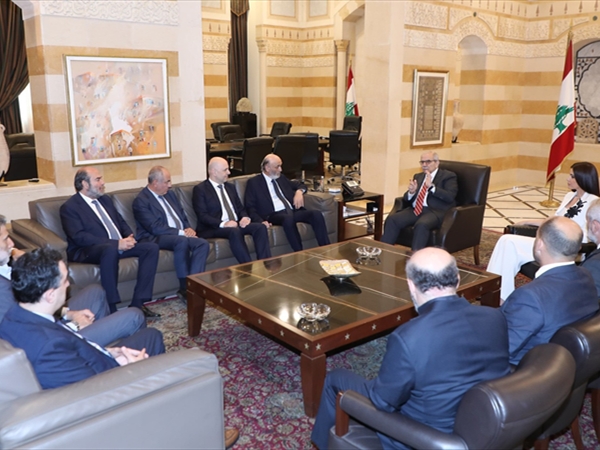 جعجع ووفد نيابي في السراي دعماً لمواقف سلام: من سيعرقل مسيرة قيام الدولة الفعلية سيكون الخاسر