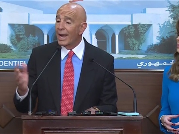 براك يكشف من بعبدا: اقتراح لبناني جديد لنزع السلاح