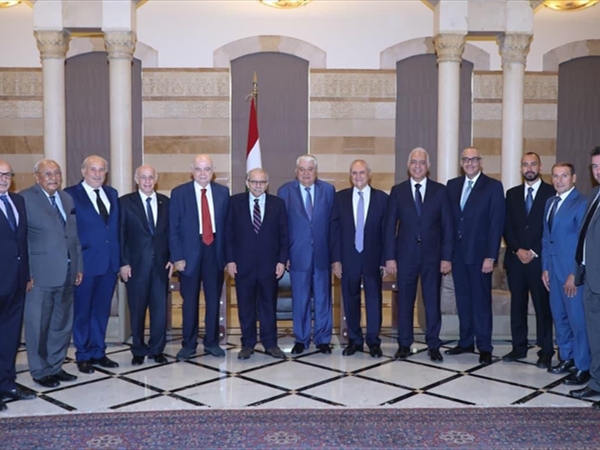 لقاء التوازن الوطني ووفود دبلوماسية وسياسية عند سلام