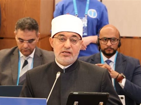 مفتي مصر: ما يجري في غزة وفلسطين يمثّل جريمة حرب مكتملة الأركان