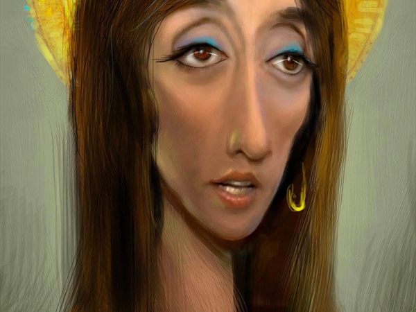 بين الأيقونة والكاريكاتير في أعمال الفنان المصري حسن فيداوي