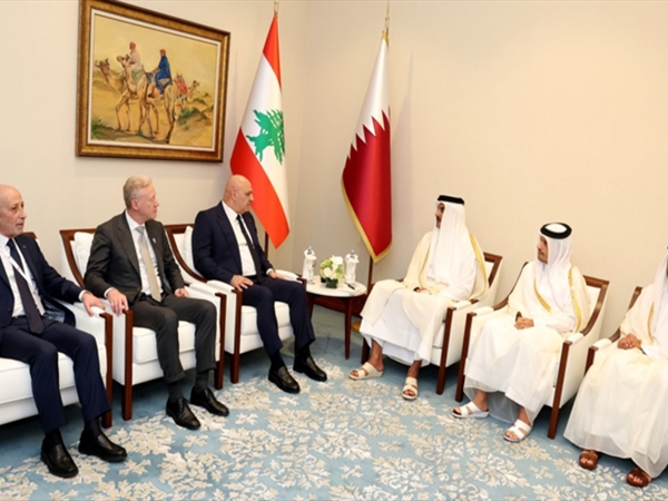 عون زار أمير قطر: متضامنون معكم