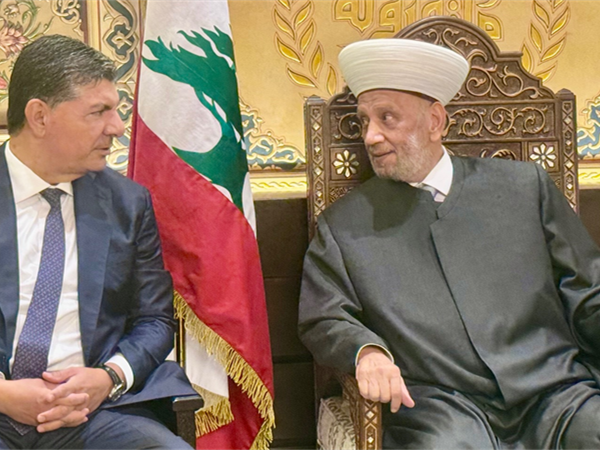 بهاء الحريري من دار الفتوى: عودتي نهائية وزيارتي تأكيد لرمزية الدار