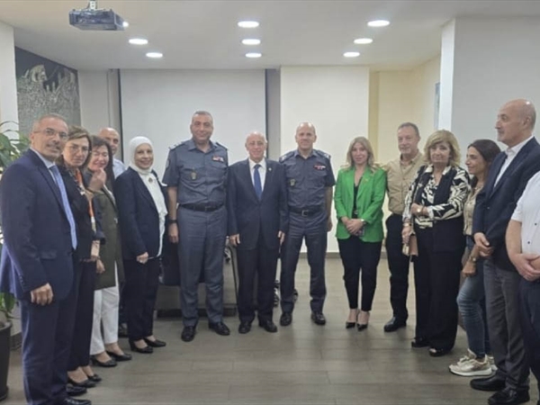 وفد من جمعية متخرِّجي المقاصد زار قائد شرطة بيروت مهنئاً