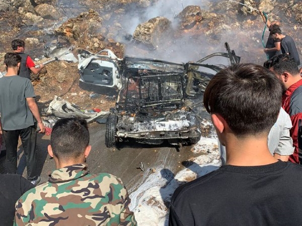 شهيد باستهداف سيارة في بلدة حاروف النبطية