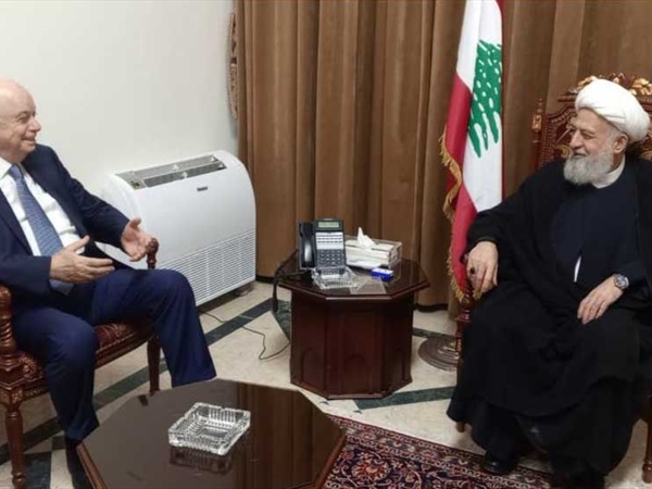 الخطيب استقبل صلاح سلام ووفد مخاتير مرجعيون: مشروع إسرائيل الكبرى تهديد للأمة العربية والإسلامية