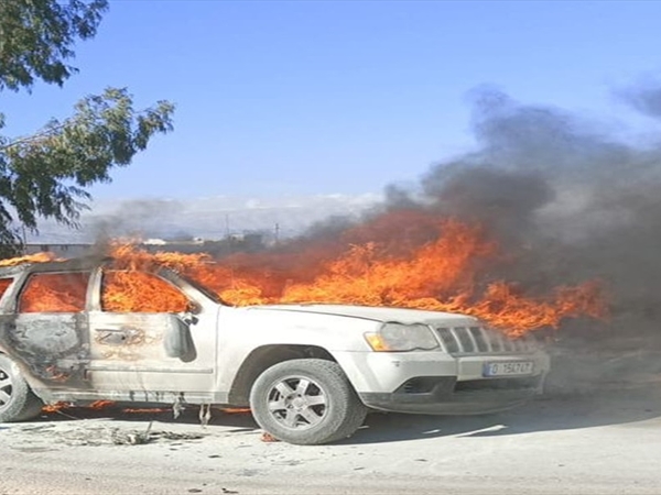 ضحية جراء غارة على سيارة في النبي شيت