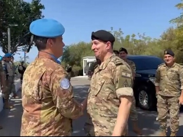 قائد الجيش و«اليونيفيل» يؤكِّدان أهمية التنسيق بموجب القرار 1701
