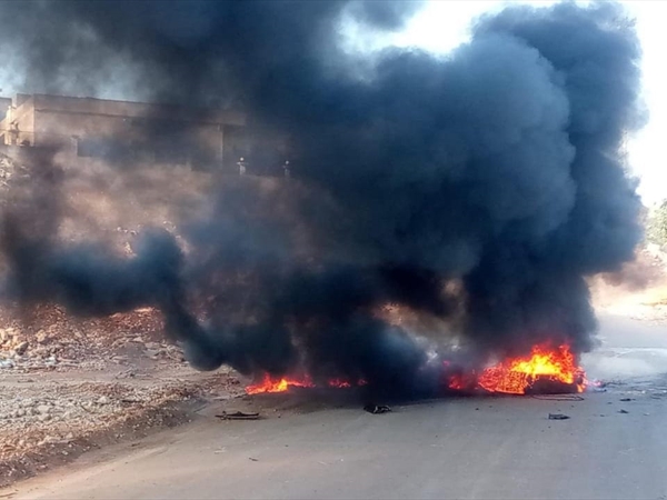 أهالي بليدا قطعوا الطريق احتجاجًا... ومنعوا قوة لـ"اليونيفيل" من المرور