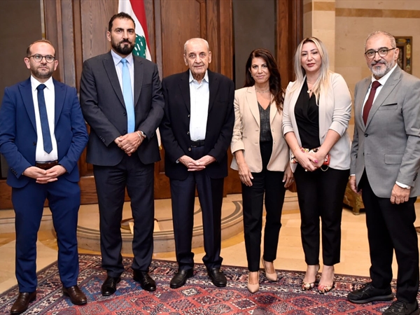 بري التقى الصمد وسفير باكستان ووفد «الإدارة العامة»