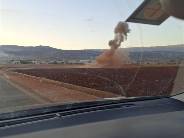 بالصورة: مسيرة أطلقت ٣ صواريخ على سهل بوداي غربي بعلبك