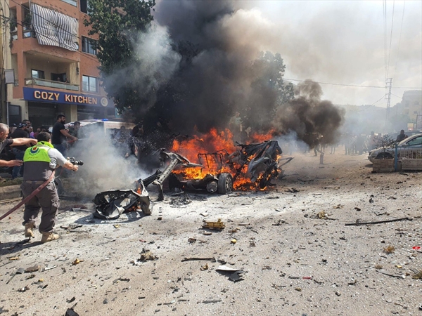 شهيدان بغارة معادية إستهدفت سيارة في تول