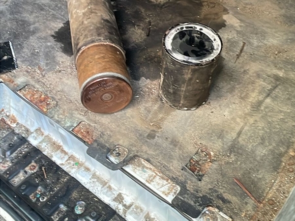 بالصورة: الصاروخ الذي عُثر عليه في منطقة سد البوشرية