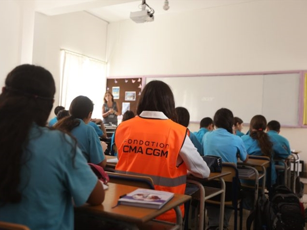 CMA CGM تؤهّل مدرسة راهبات العائلة المقدسة في علما الشعب