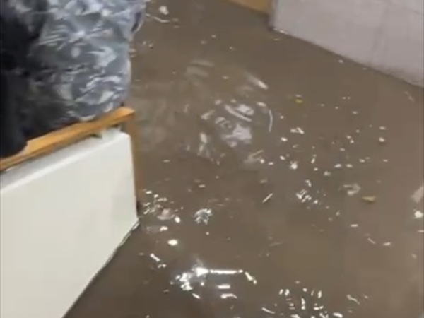 بالفيديو- الأمطار تغرق الشوارع.. وتجتاح وزارة العمل