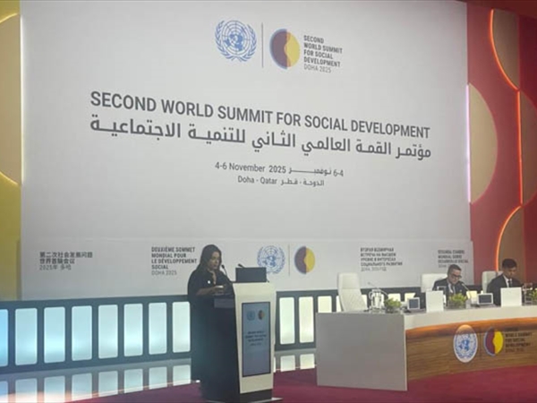 السيِّد مثَّلت لبنان في قمَّة التنمية الاجتماعية - الدوحة: لبنان يدعو إلى الوقف الفوري للهجمات على أراضيه