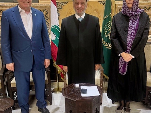 المفتي دريان بحث مع الخير في المستجدات