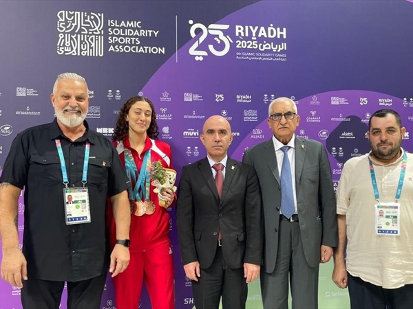 الميدالية الثالثة للبنانية لين الحاج بدورة ألعاب التضامن الإسلامي في الرياض..