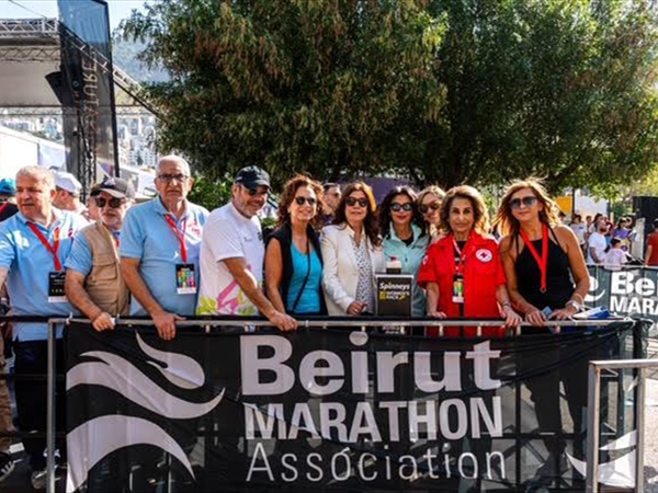 برعاية  السيدة الأولى نعمت عون ممثلّة بالوزيرة نورا بيراقدريان .. 10 آلاف مشتركة ومشترك ركضوا سباق سبينيس للسيدات في مدينة جونية