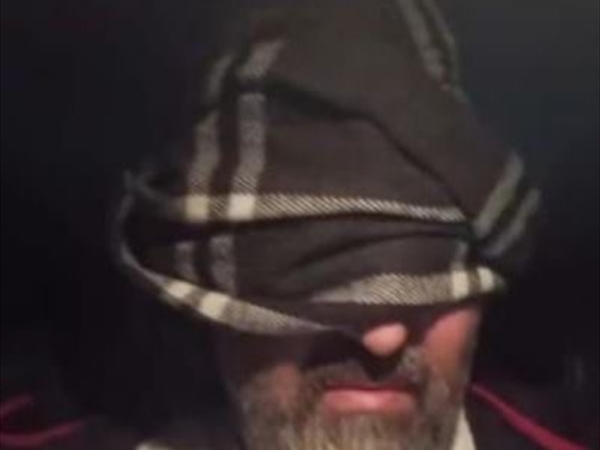 صورة ل نوح زعيتر بعد إلقاء القبض عليه من قبل الجيش اللبناني