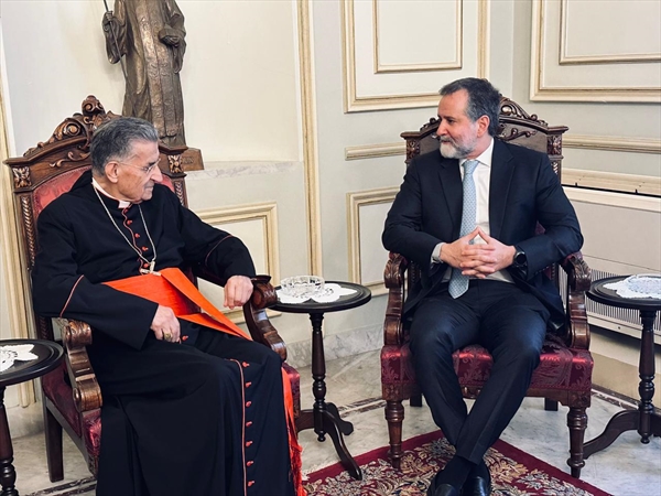 صائب سلام من بكركي: لإجراء الانتخابات في موعدها