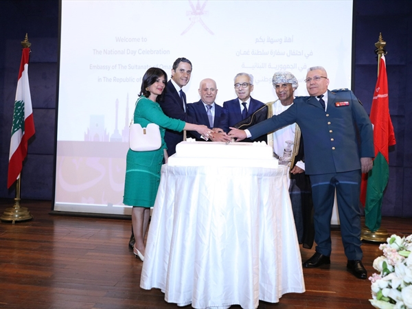 حفل استقبال في العيد الوطني العماني.. السعيدي: موقف السلطنة ثابت بدعم سيادة لبنان