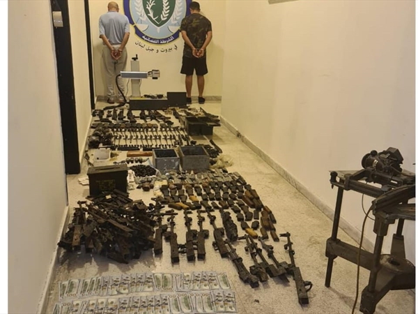 في بيروت.. مشغل لصيانة الأسلحة والذخائر والإتجار بها!